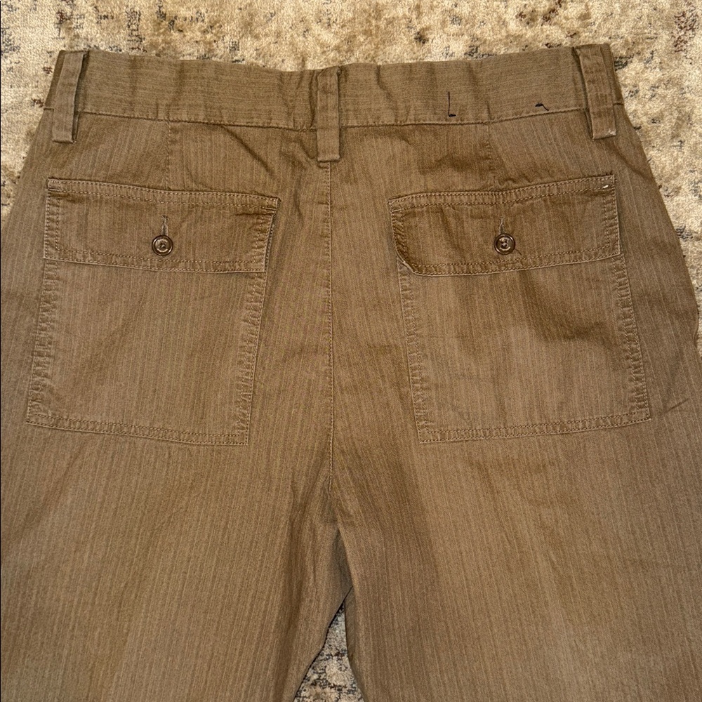 Men’s Banana Republic 100% Cotton Staright Leg Shadow Stripe Pants - Picture 4 of 8